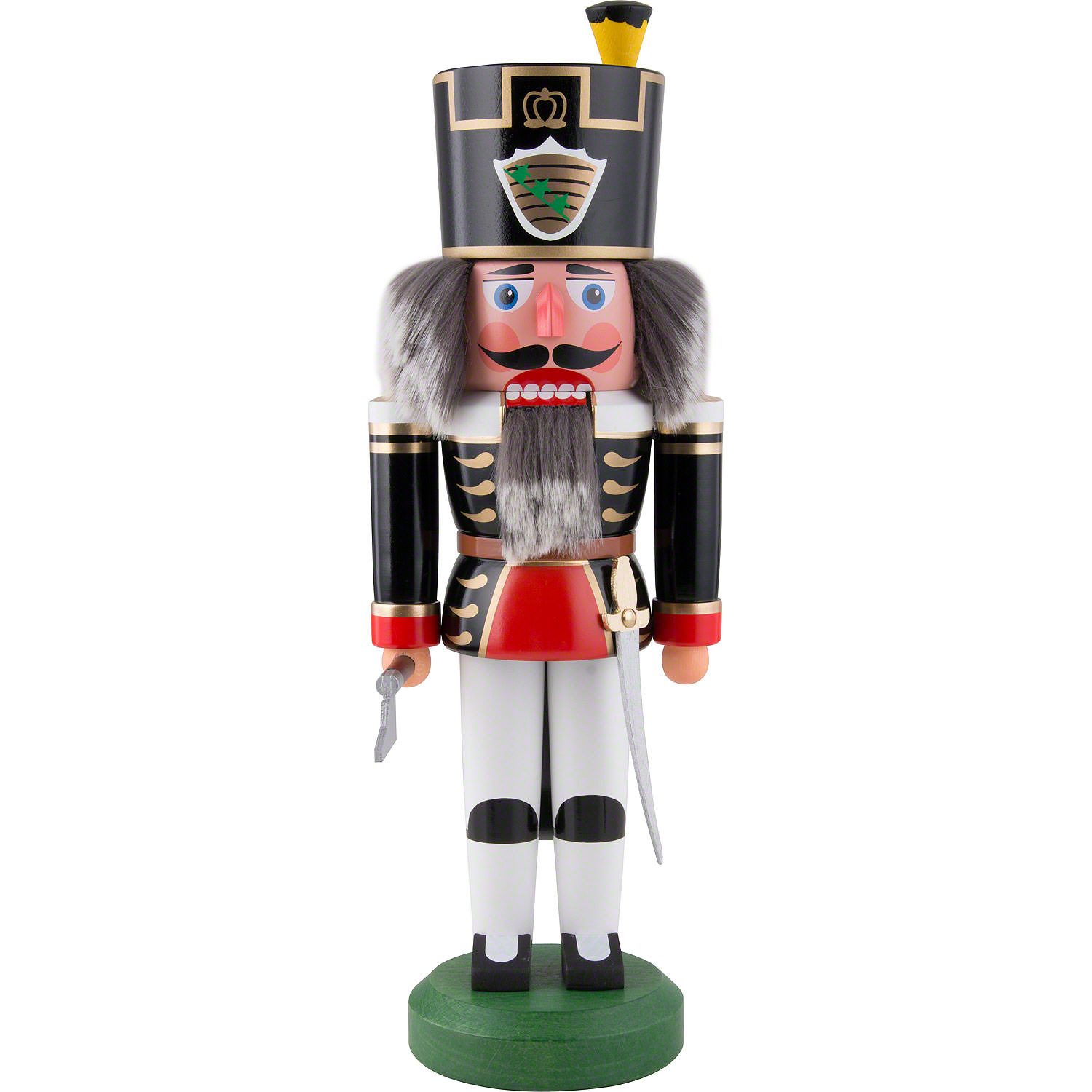 Holz- und Drechslerwaren Legler Nussknacker Bergmann schwarz (35cm) Nussknacker von HoDreWa Legler