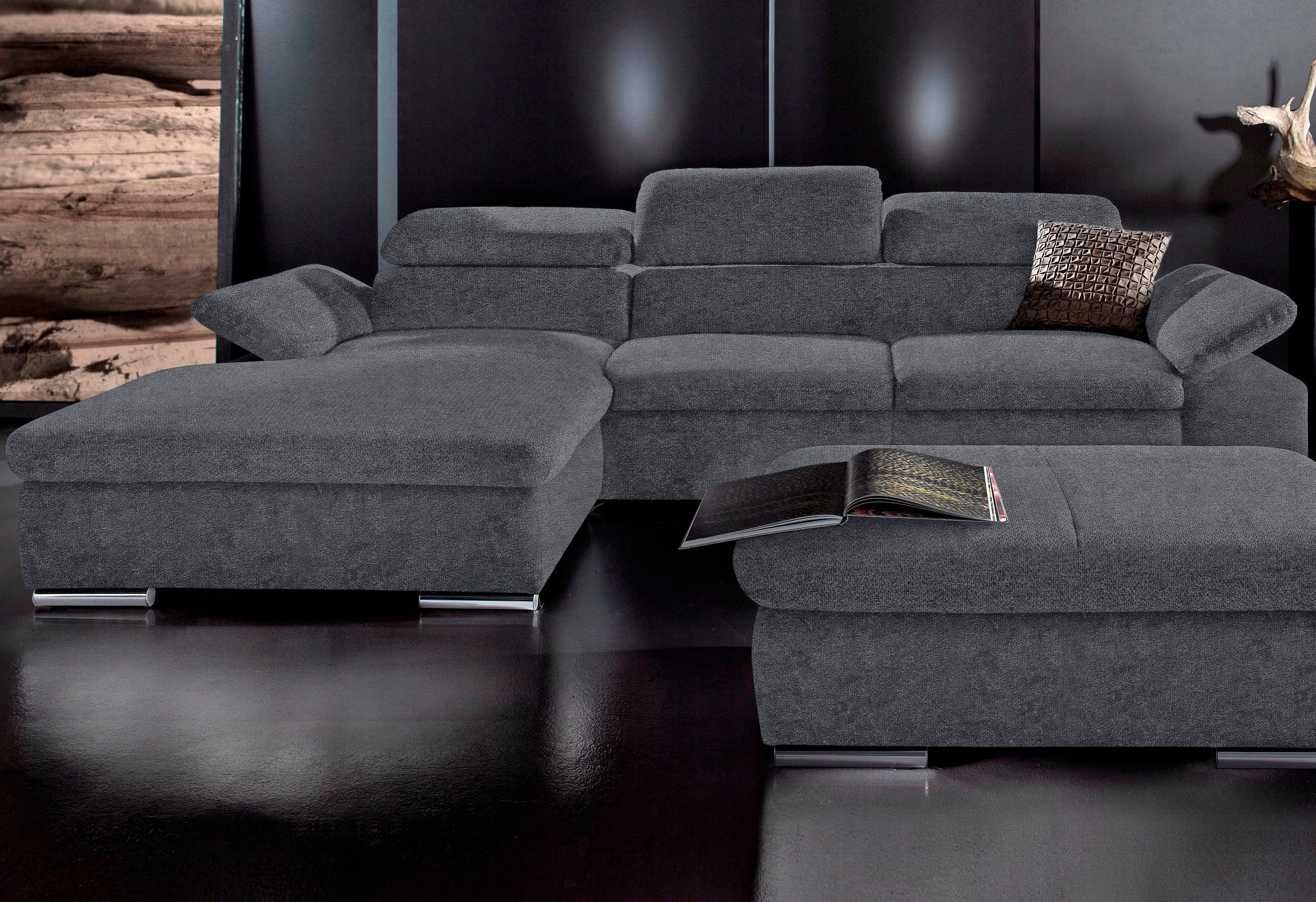 sit&more Ecksofa "Alcudia L-Form" wahlweise mit Bettfunktion günstig online kaufen