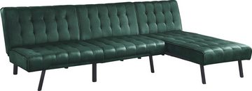 ATLANTIC home collection 2-Sitzer Pierre, Schlafsofa, mit 3-stufiger Rasterfunktion, mit Wellenunterfederung