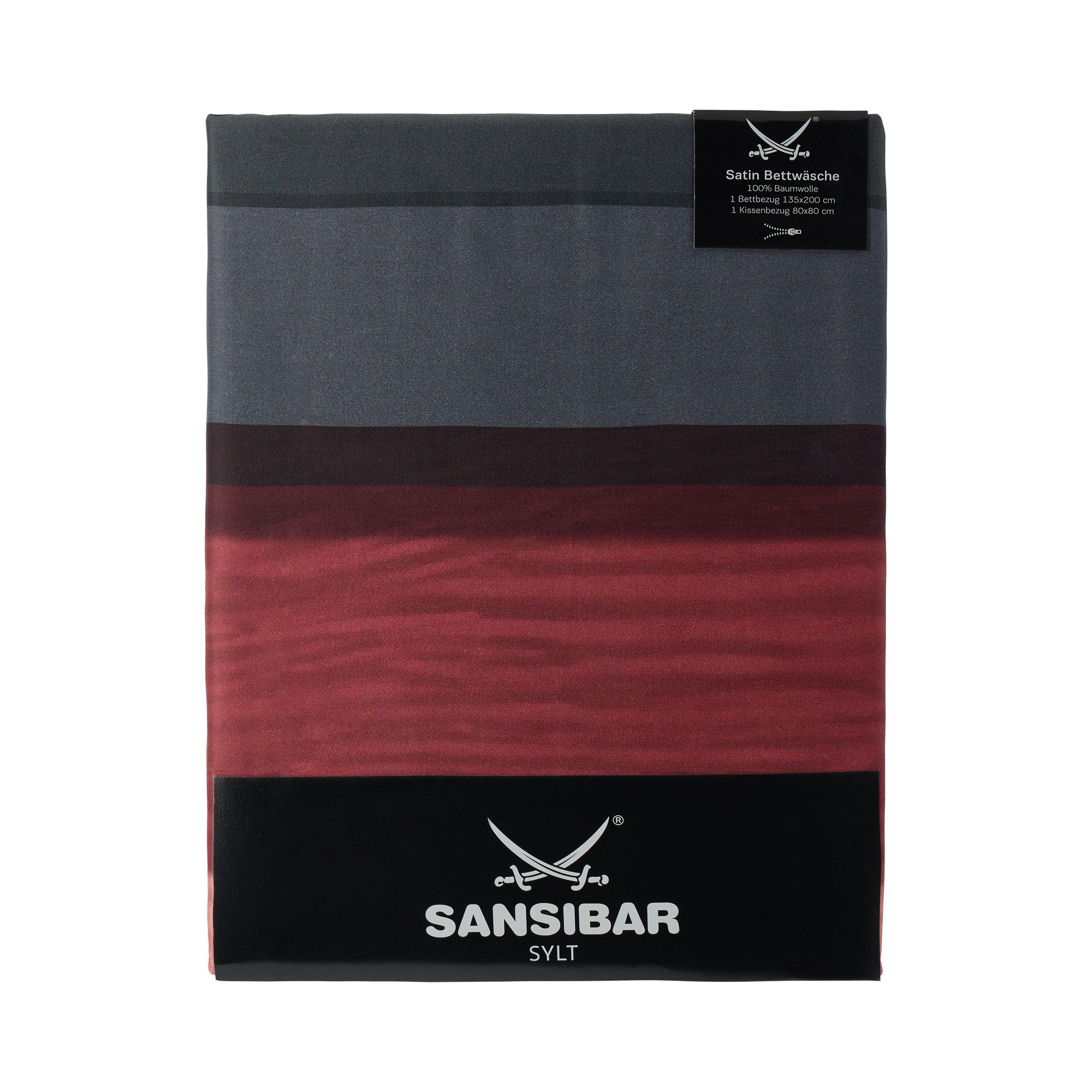 Sansibar Bettwäsche Bettwäsche Sansibar "Sunrise" (2 tlg), weich und anschmiegsam, 2 teilig, pflegeleicht, hautfreundlich, 100% Baumwolle