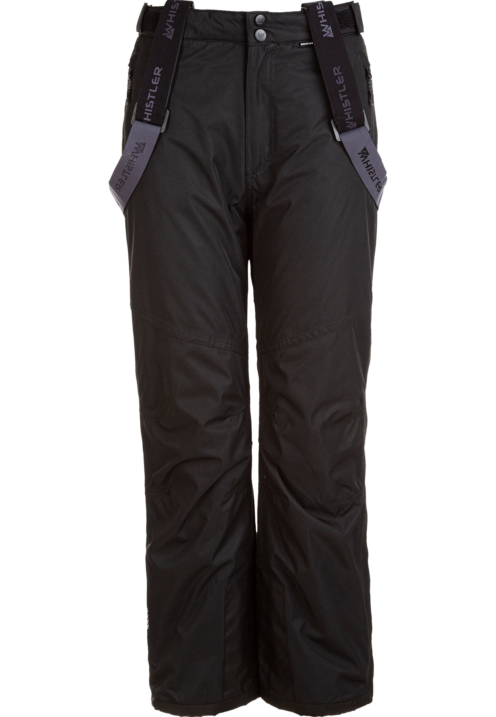 Skihose schwarz WHISTLER wasserdichter Fairfax wind- mit und Funktionsmembran