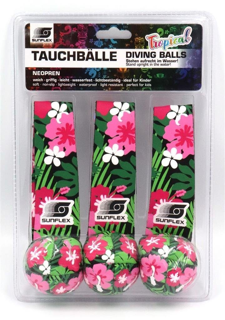 Sunflex Tropical Flower Tauchbälle Kurzhantelständer