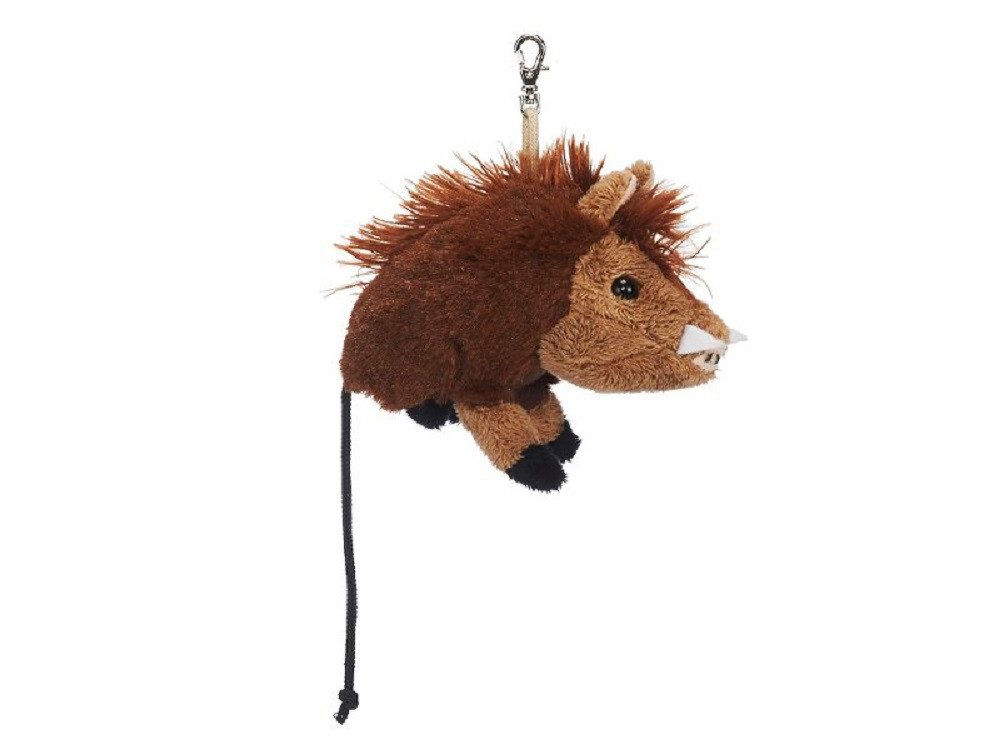 Euro Souvenirs Anhänger Schlüssel Wildschwein Plüsch 10x5x8cm, mit Schlüsselanhänger Stofftier (1-tlg), Ideal als Geschenk