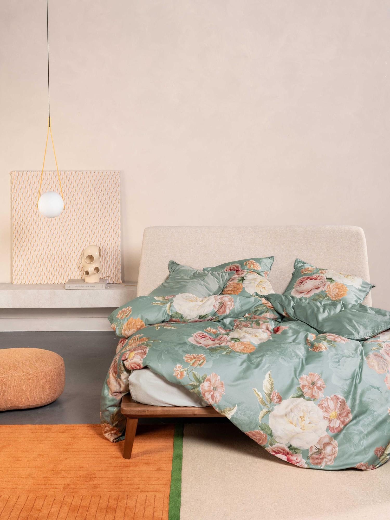 Essenza Bettwäsche Orianna, Satin, 2 teilig, mit floralem Muster
