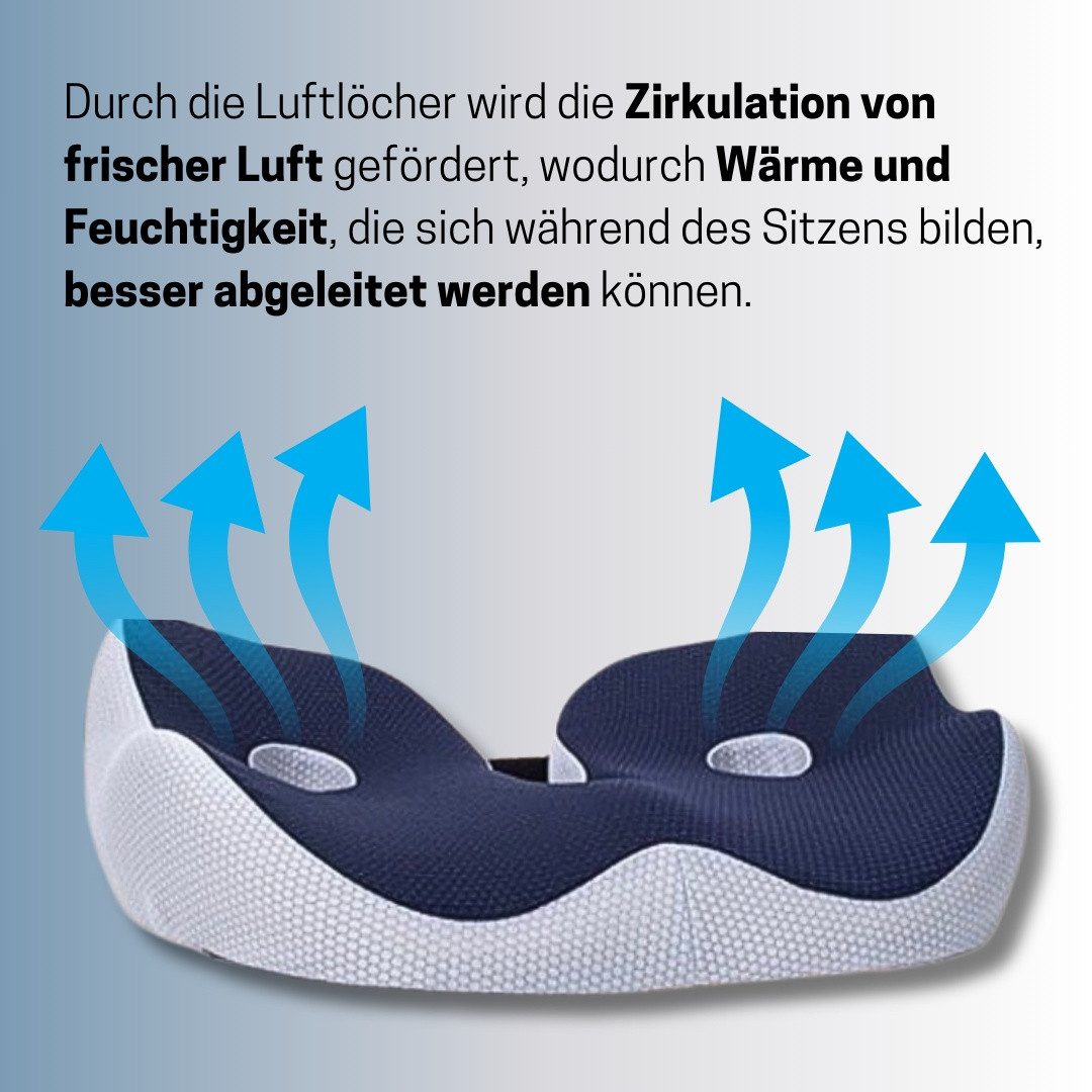 Medosan Sitzkissen Memory-Schaum