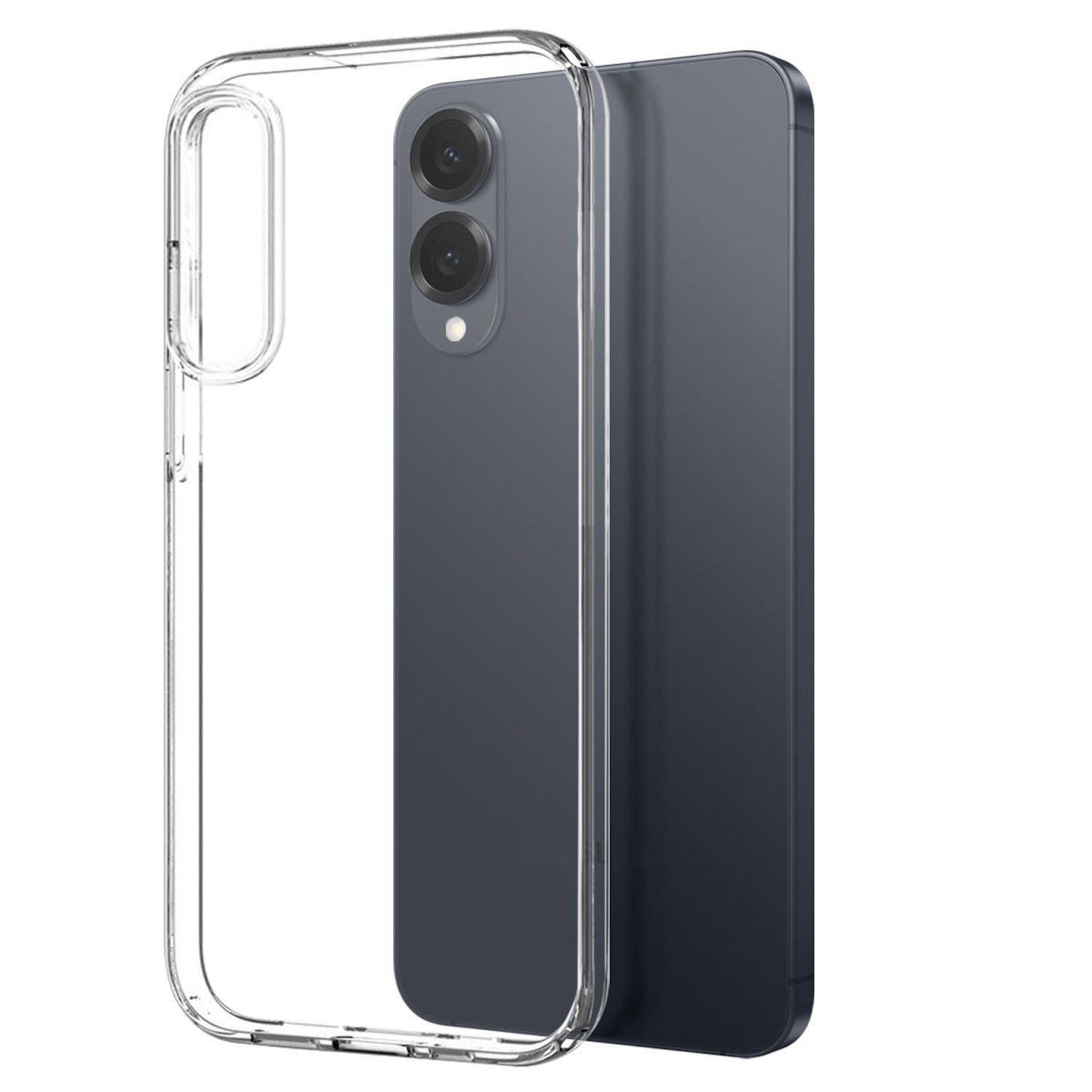 Handyhülle Für Samsung Galaxy S25 Edge 5G Silikon TPU Schutz Hülle Transparent