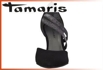 Tamaris Tamaris Pumps schwarz Glizzerriemchen 7,5cm Pumps
