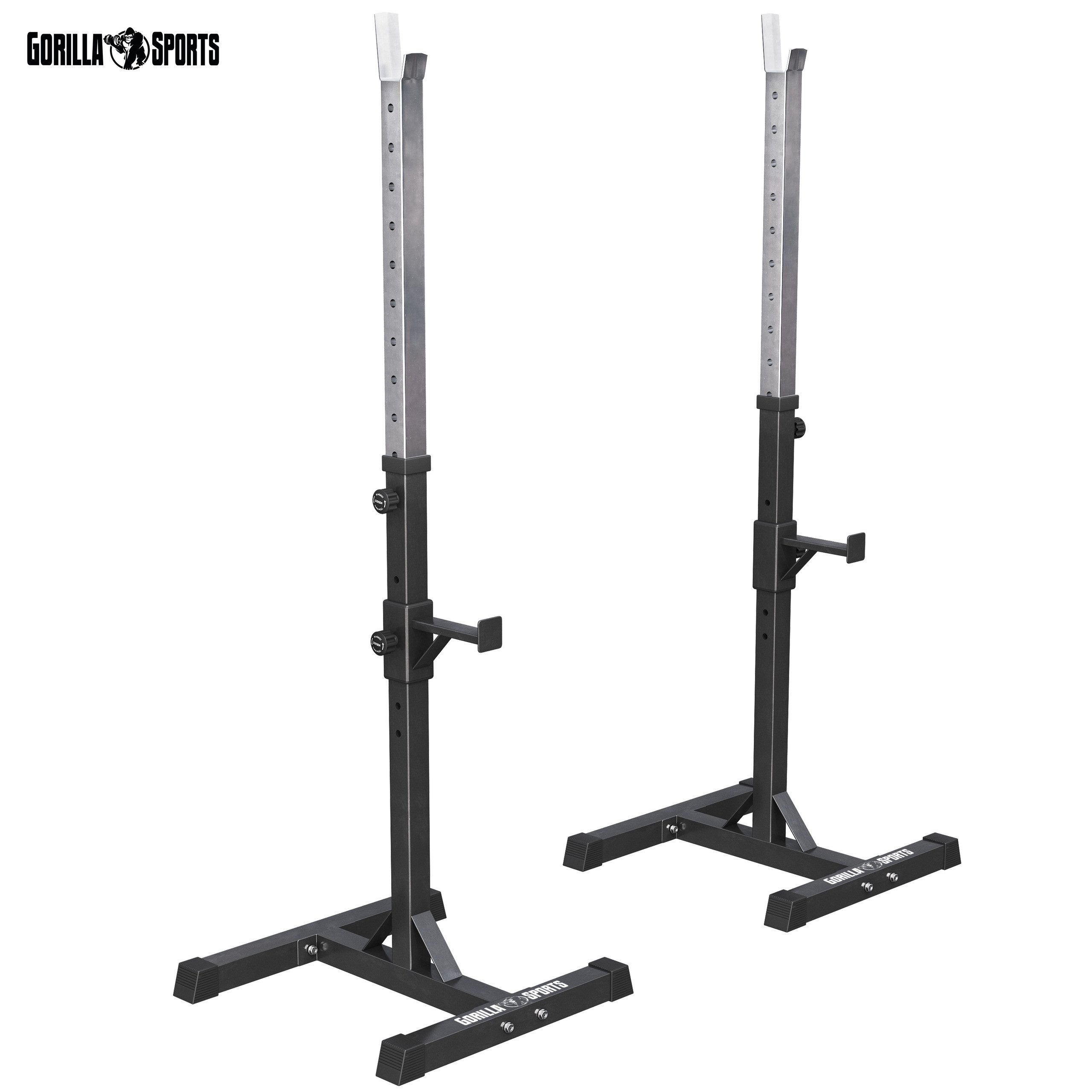 GORILLA SPORTS Hantelbank 100kg Gewichten, Verstellbar - Kraftstation, Hantelset, Trainingsbank, (1-tlg)