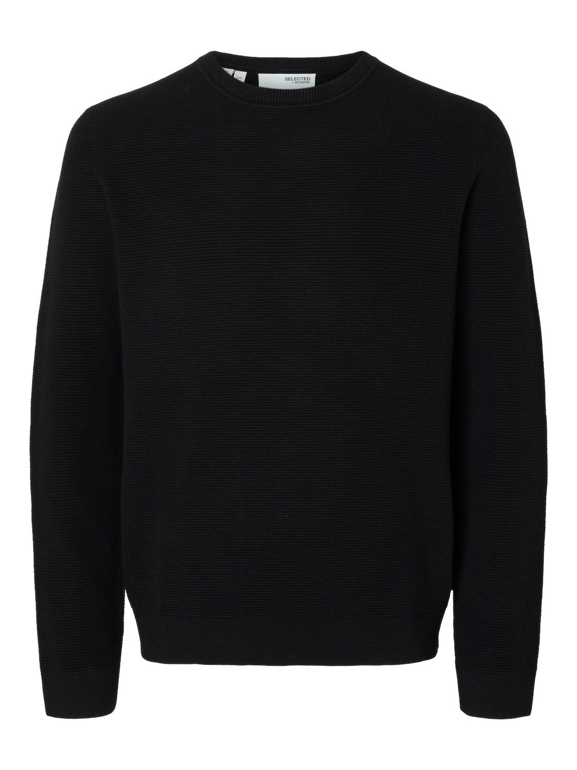 Rundhalspullover SLHROSS LS KNIT STRUCTURE CREW NECK NOOS