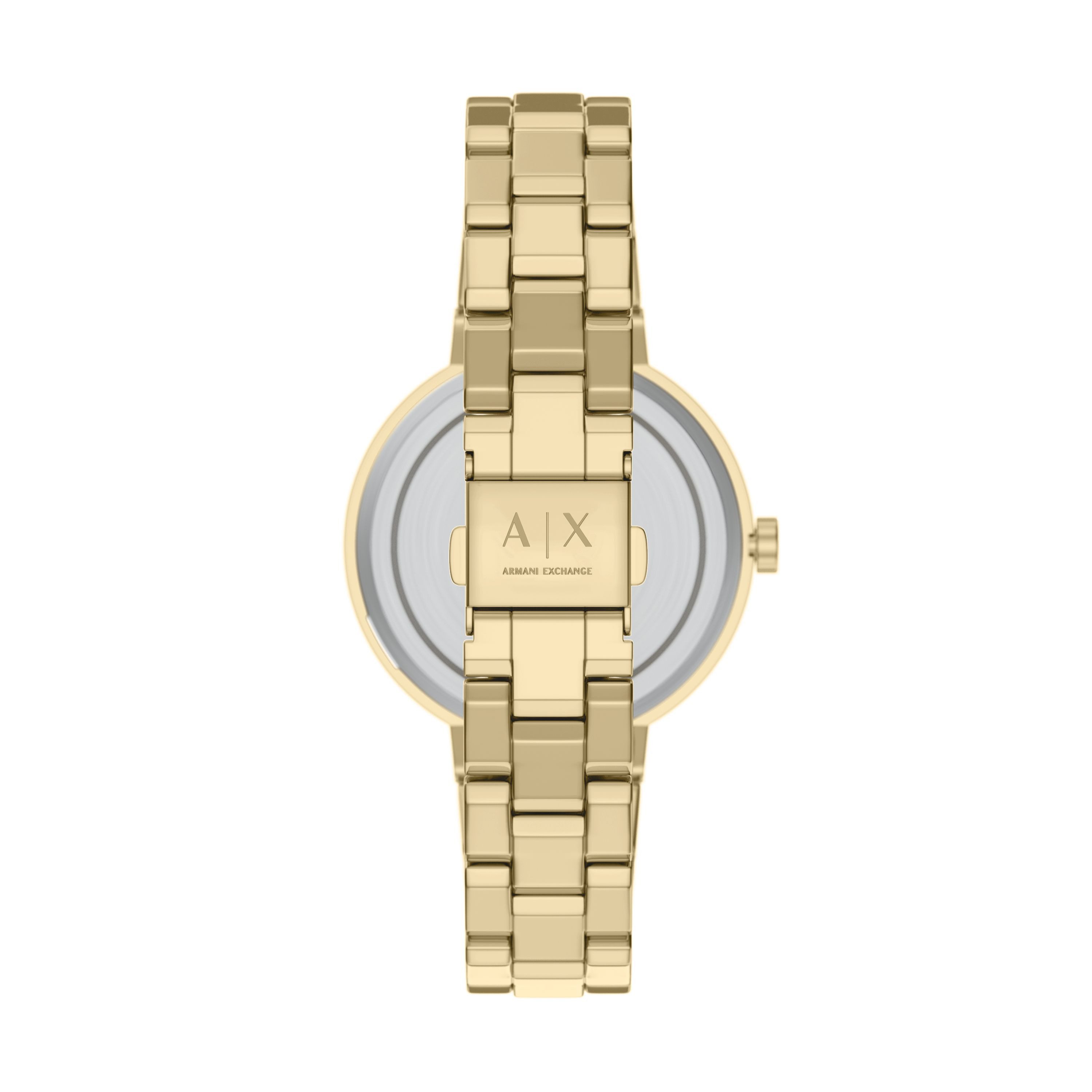 ARMANI EXCHANGE Quarzuhr AX5182, Armbanduhr, Damenuhr, Edelstahlarmband, analog, Glassteine