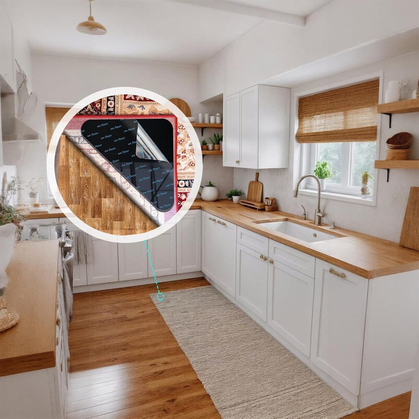 HAUSS SPOLE Antirutsch Teppichunterlage Teppichkleber Pads zur Teppichbefes günstig online kaufen