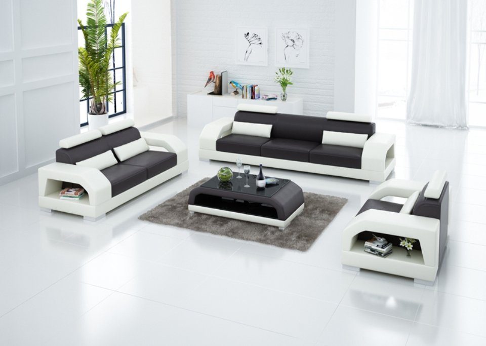 Sofa, Sitzer in Modern Moderne Wohnlandschaft Europe Made 3+2+1 JVmoebel Design Sofa Garnitur