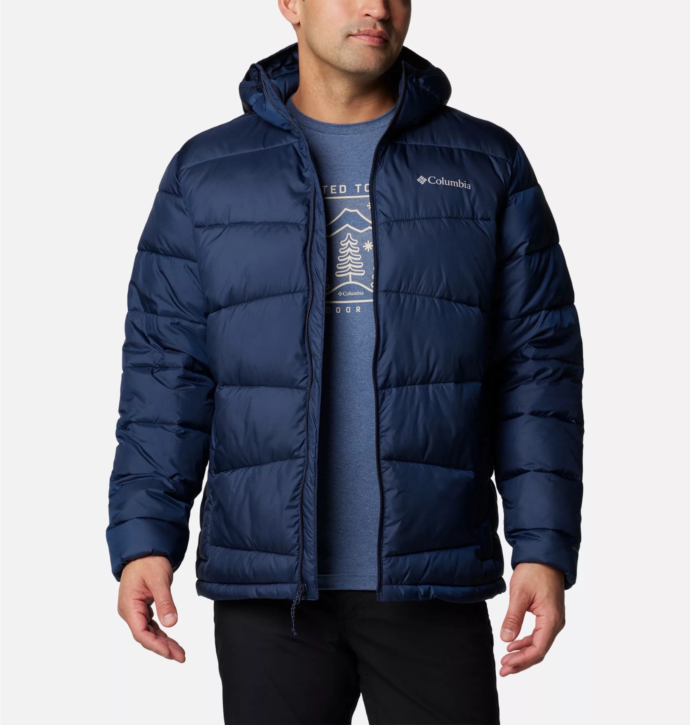 Columbia Winterjacke Fivemile Butte II Hooded Jacket mit wasserabweisendem und windabweisendem Obermaterial