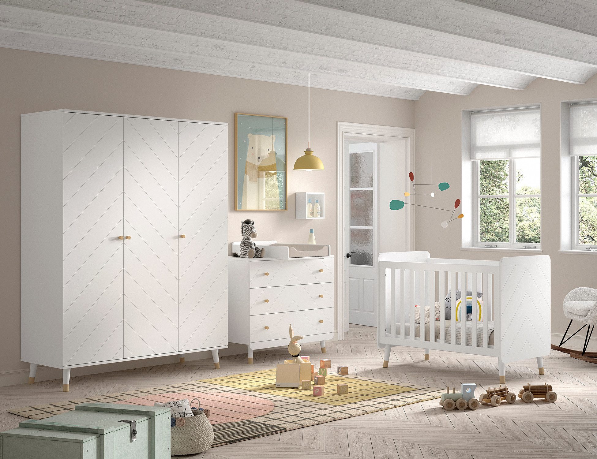 Faizee Möbel Babyzimmer-Komplettset BILLY Babyzimmer-Komplettset: Möbel für Ihr Baby, diverse Ausführungen