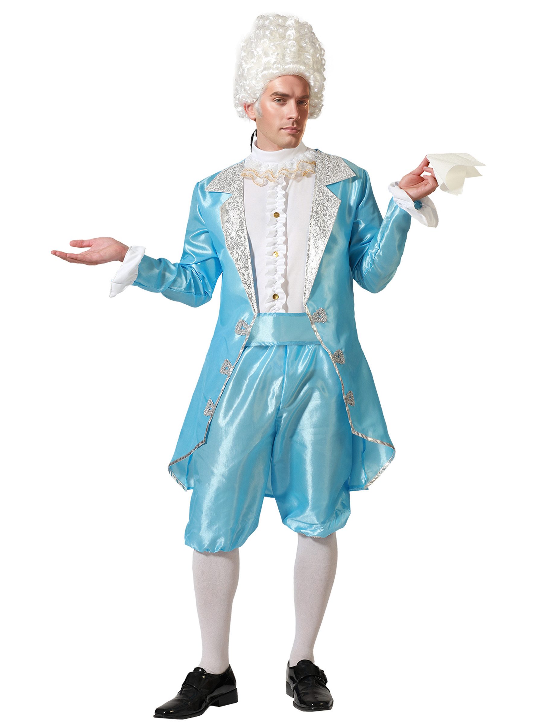 Kostüm Barock Kostüm Herren hellblau