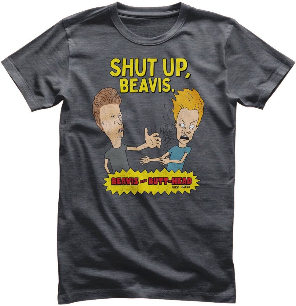 BEAVIS and BUTT-HEAD T-Shirt Shut Up Beavis T-Shirt