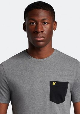 Lyle & Scott T-Shirt LS T-Shirt NOS mit Logostickerei auf der Brust