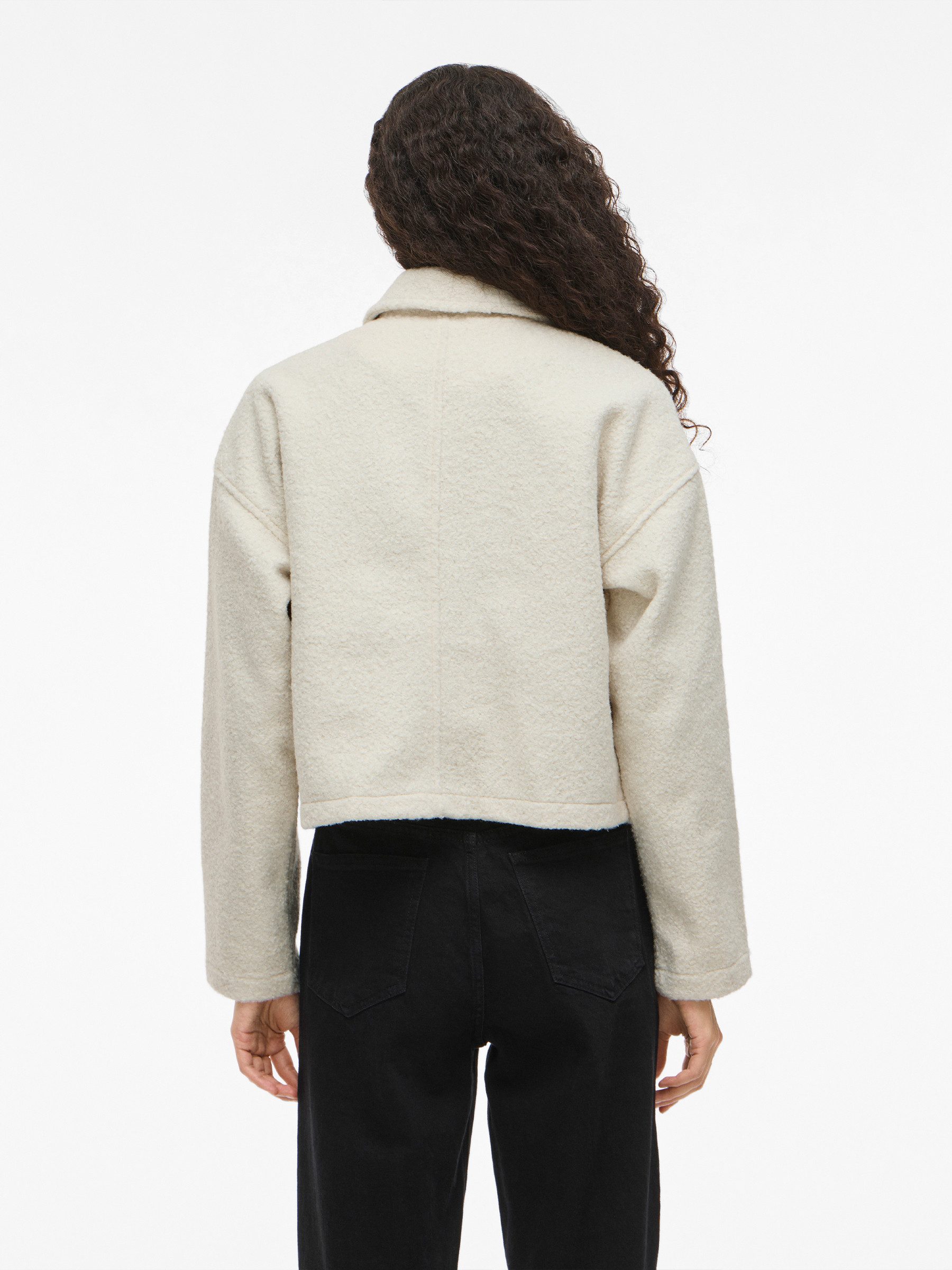 Vila Blouson Kuschelweiches Design mit Taschen und Reißverschluss (1-St) VI günstig online kaufen