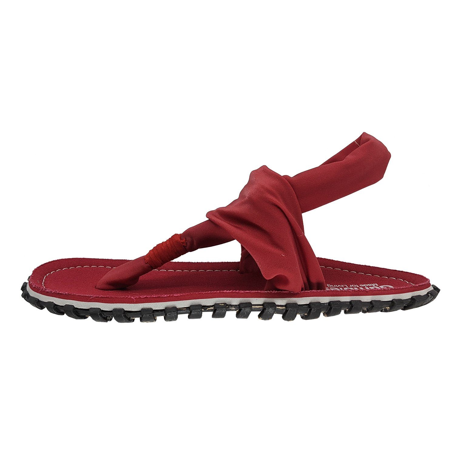 Gumbies Slingback in Only Red Riemchensandalette aus recycelten Materialien hergestellt, stabile Gummisole