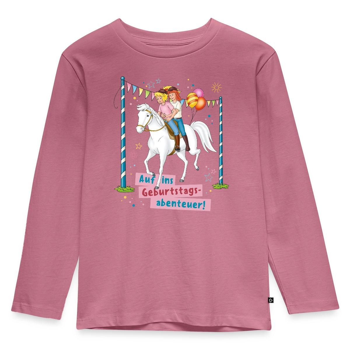 T-Shirt Bibi & Tina Auf Ins Geburtstagsabenteuer Geburtstag Kinder Premium Lan
