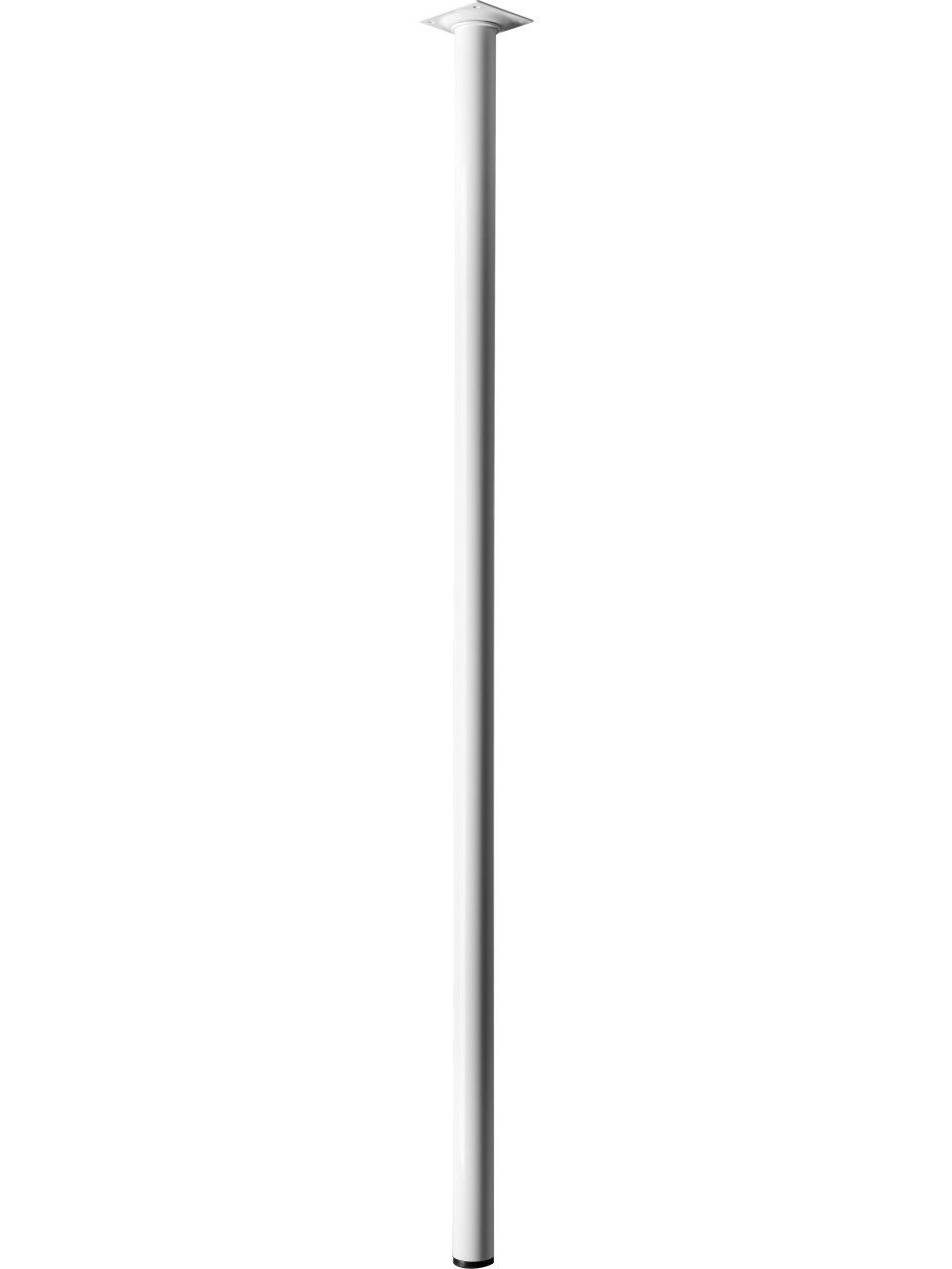 Hettich Tischbein Hettich Tischbein 3,0 x 90 cm Stahl weiß - 1 Stück