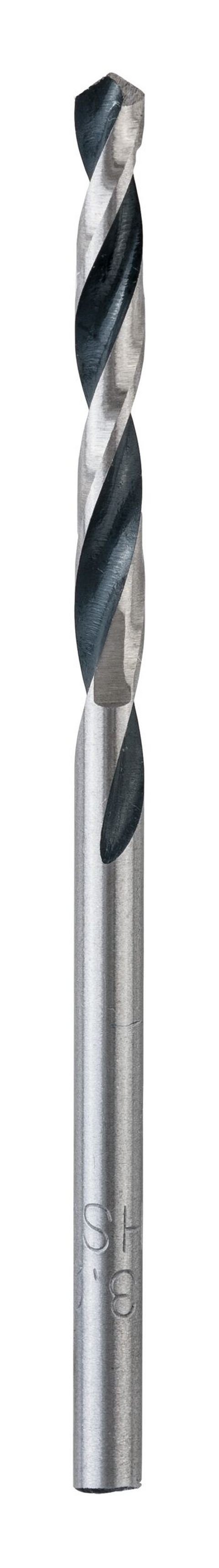 BOSCH Metallbohrer, (2 Stück), HSS PointTeQ (DIN 338) Metallspiralbohrer - 3,2 mm - 2er-Pack