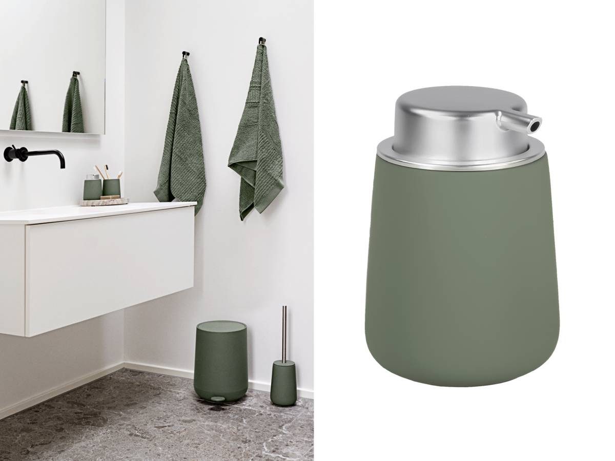 Zone Denmark Seifenspender ZONE Seifenspender NOVA olive green, Soft Touch