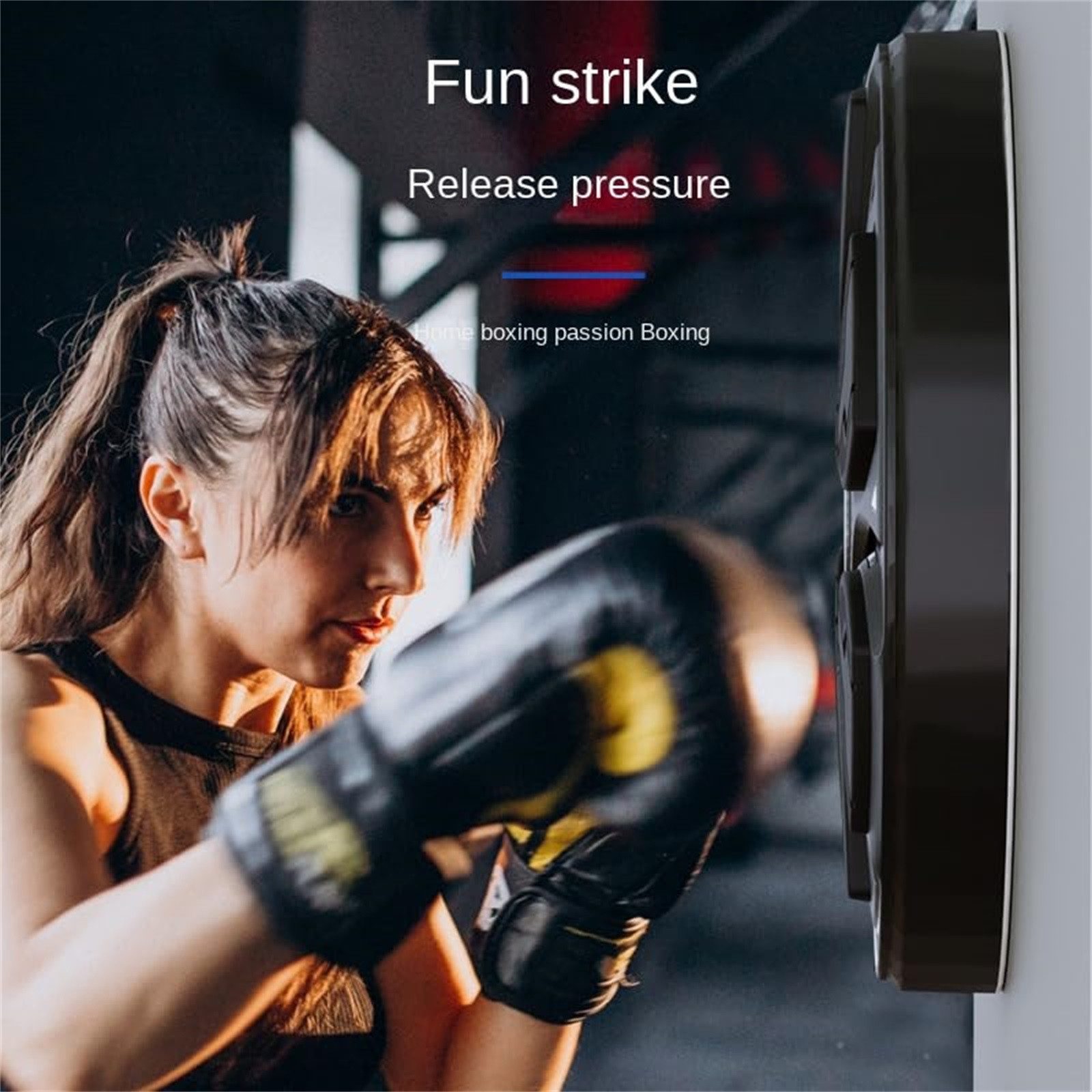 ZEUOPQ Trainingsanzug Boxmaschine,Boxtrainer-Wandziel, Bluetooth, Licht&Mus günstig online kaufen