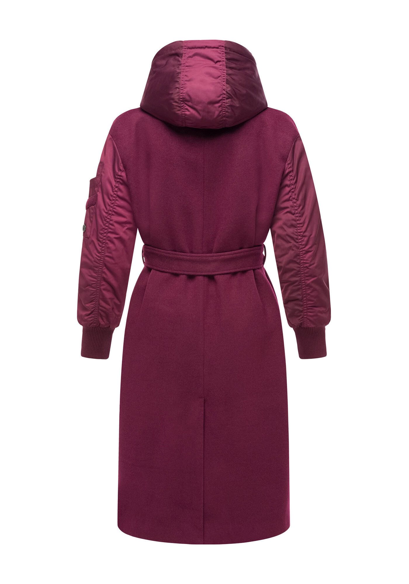 Marikoo Winterjacke Tjadee Langer Wickelmantel
