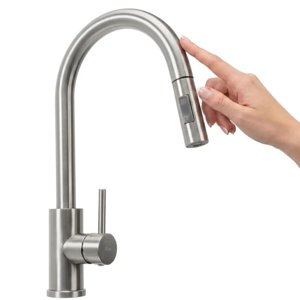 Küchenarmatur Spültischarmatur ausziehbar mit Touch-Funktion Wasserhahn Küche
