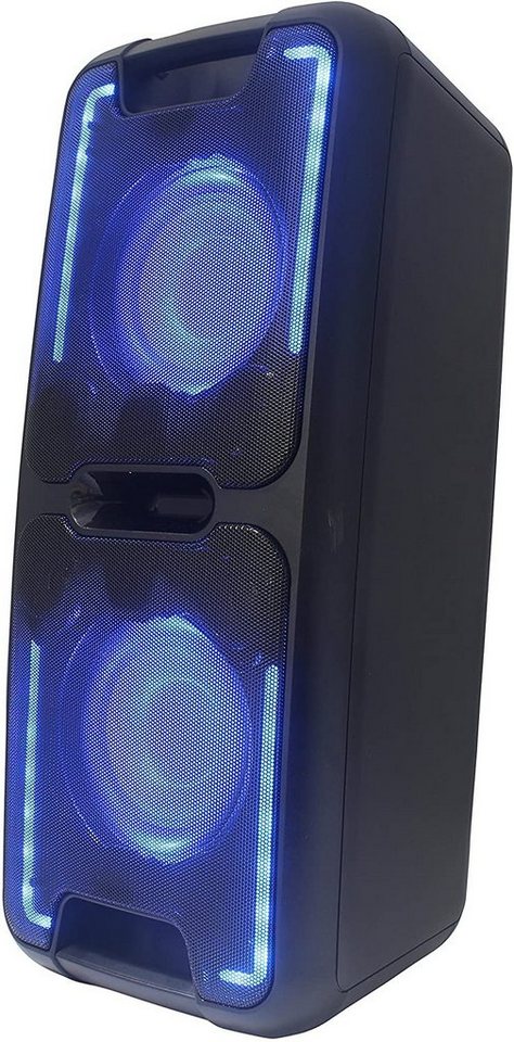 DUAL Tragbarer Bluetooth Lautsprecher Box Musikbox Boombox Karaoke Party mit USB