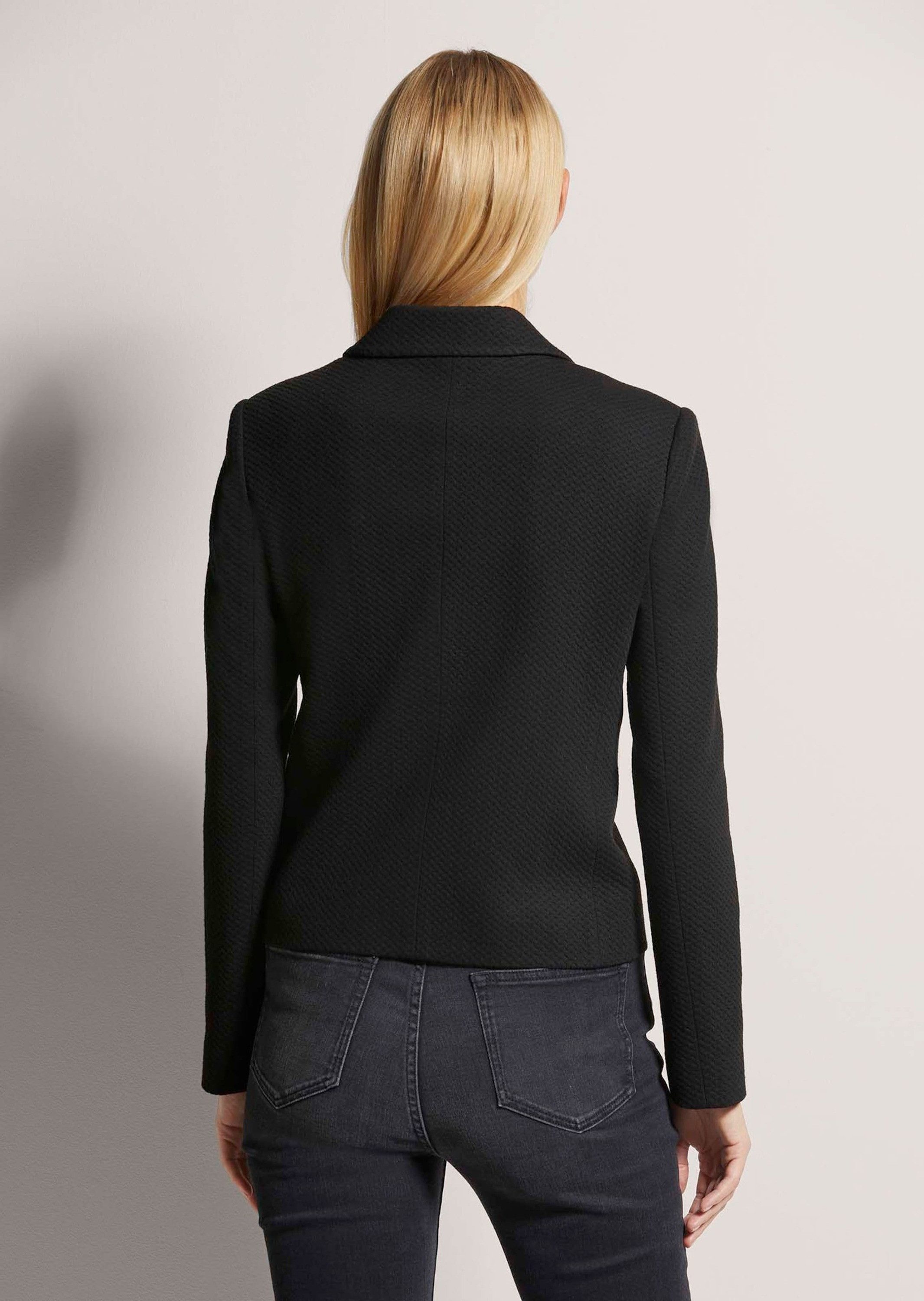 MADELEINE Kurzblazer Blazer aus Struktur-Jersey