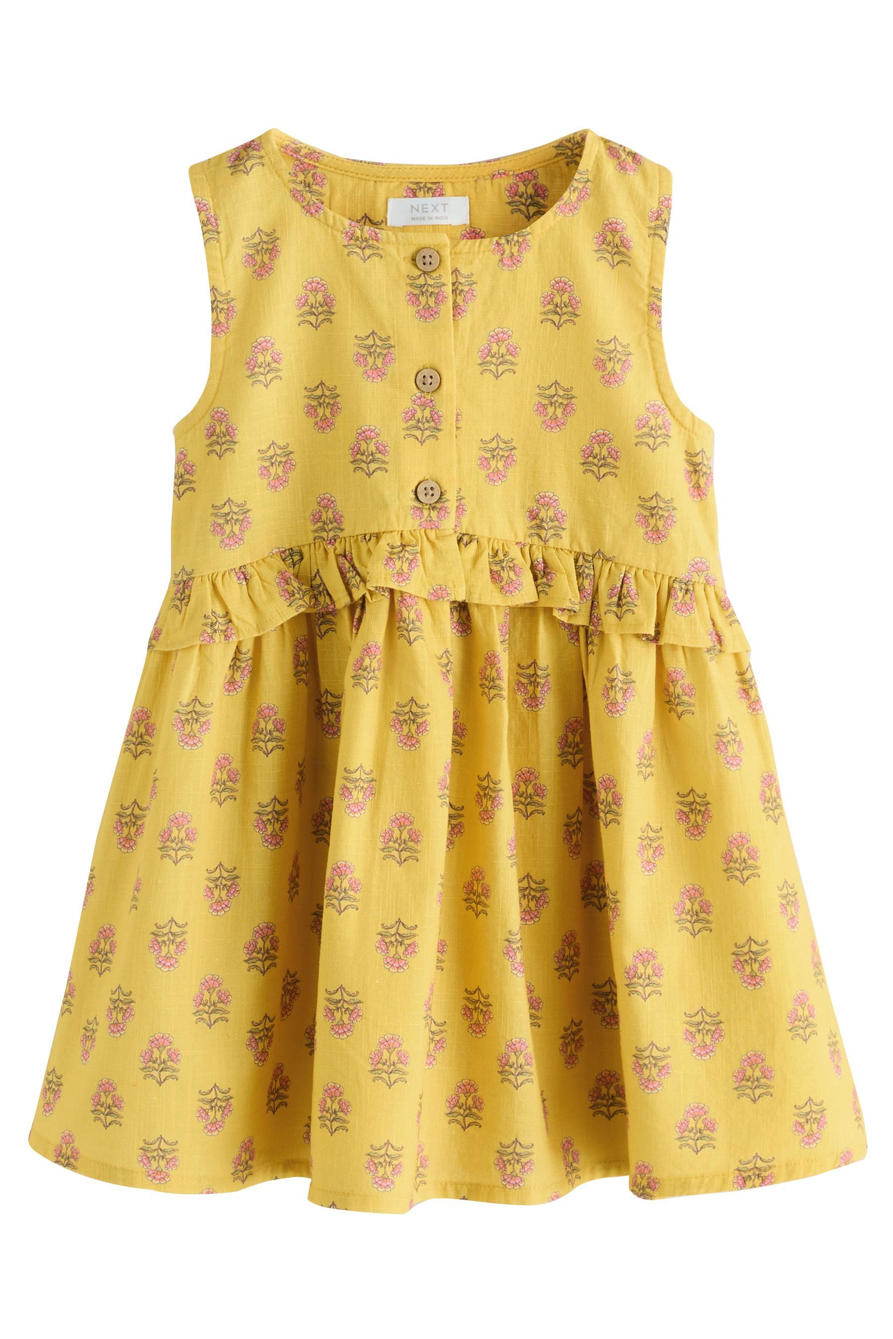 Vokuhila-Kleid Ärmelloses Kleid mit Schößchen