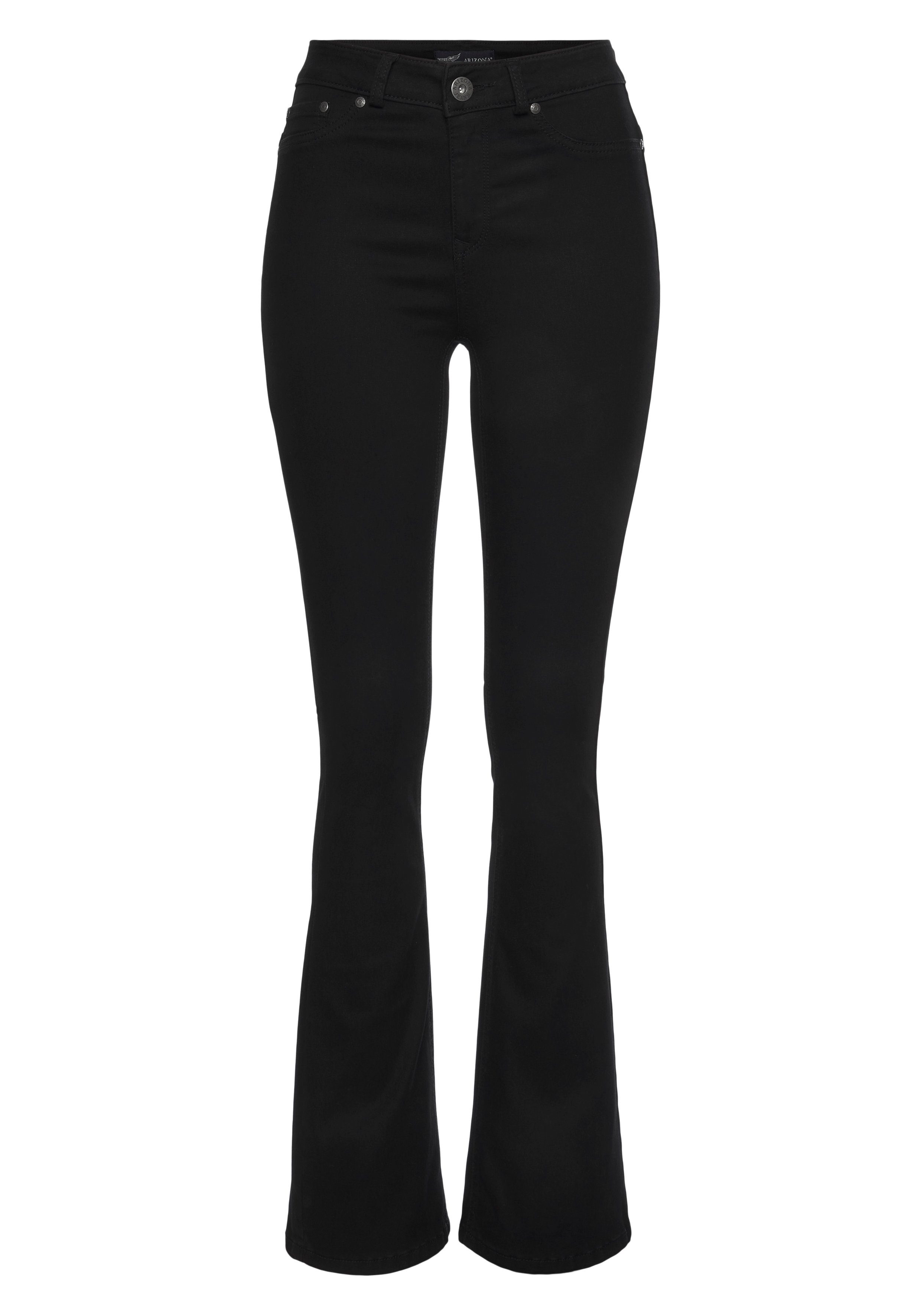 High Arizona Shapingnähten black Stretch Waist mit Ultra Bootcut-Jeans