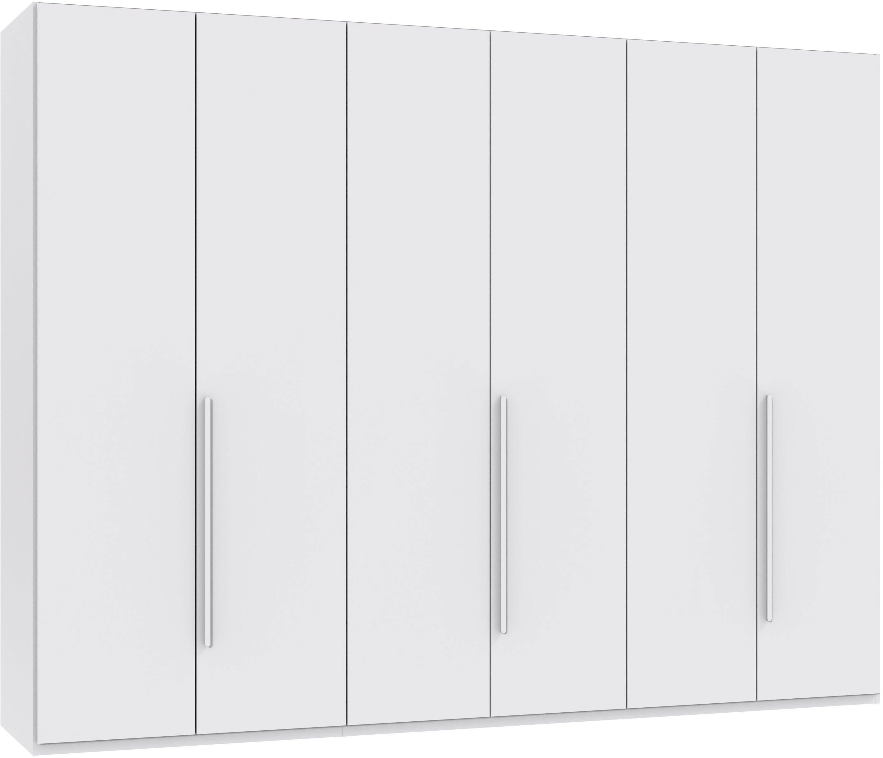 Wimex Drehtürenschrank Kleiderschrank London, in den Breiten 180cm, 225cm oder 270cm (mit verschiedenen Griffen in goldfarben, silberfarben oder schwarz) wahlweise mit Basic- oder Premium-Ausstattung erhältlich