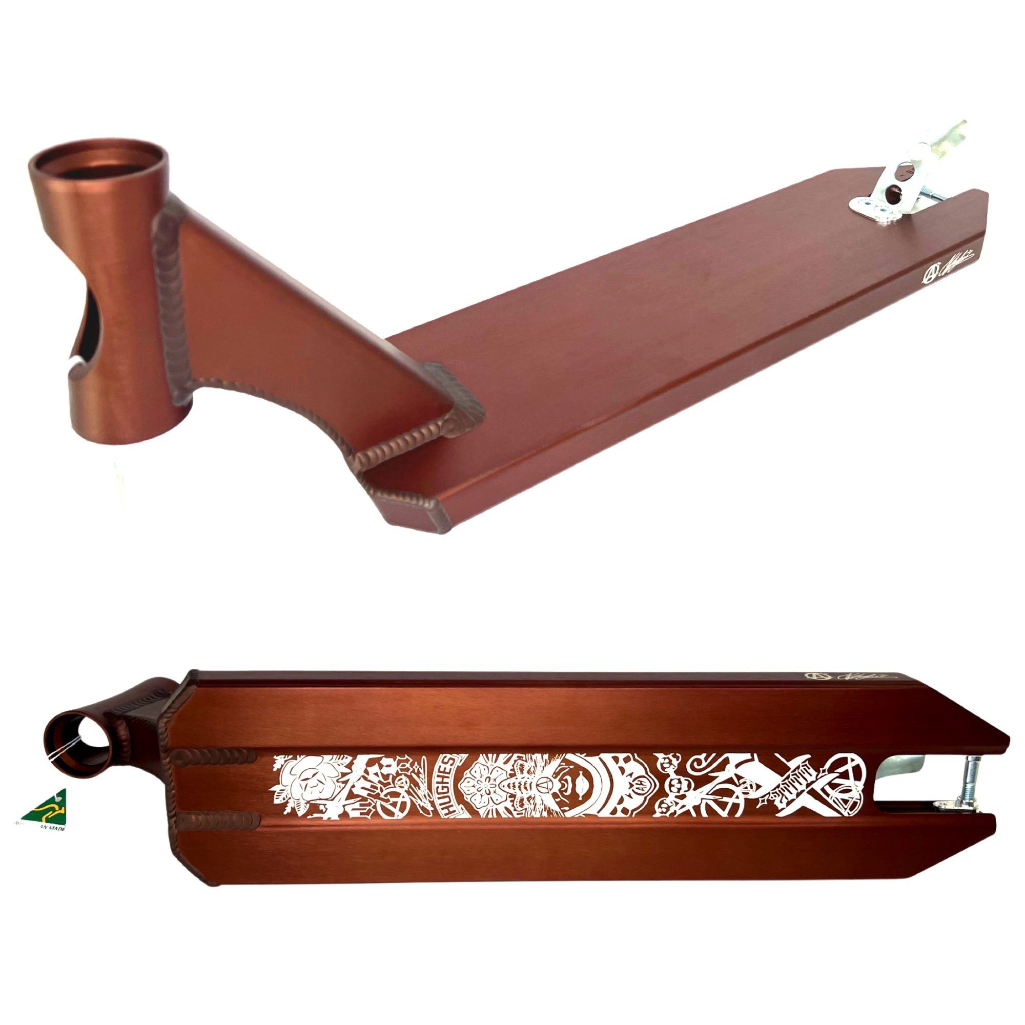 Apex Stuntscooter Apex Pro StuntScooter Deck Angus Hughes 580 (49cm) 5