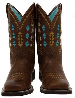 Ariat DELILAH DECO Braun Cowboystiefel Damen Westernreitstiefel