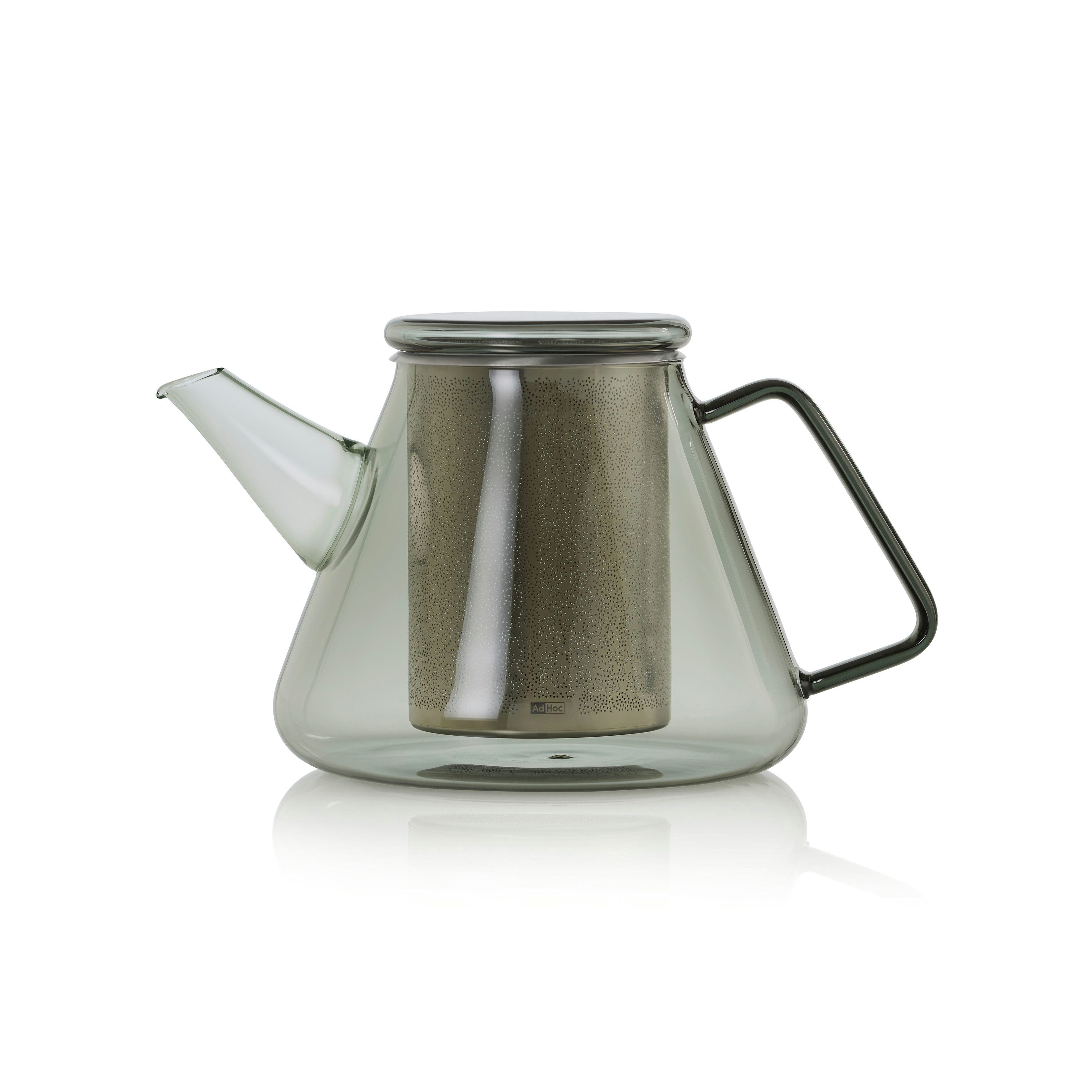 AdHoc Teekanne Orient+, 1.5 l, Borosilikatglas mit Edelstahlfilter, hitzebeständig & aromaschonend
