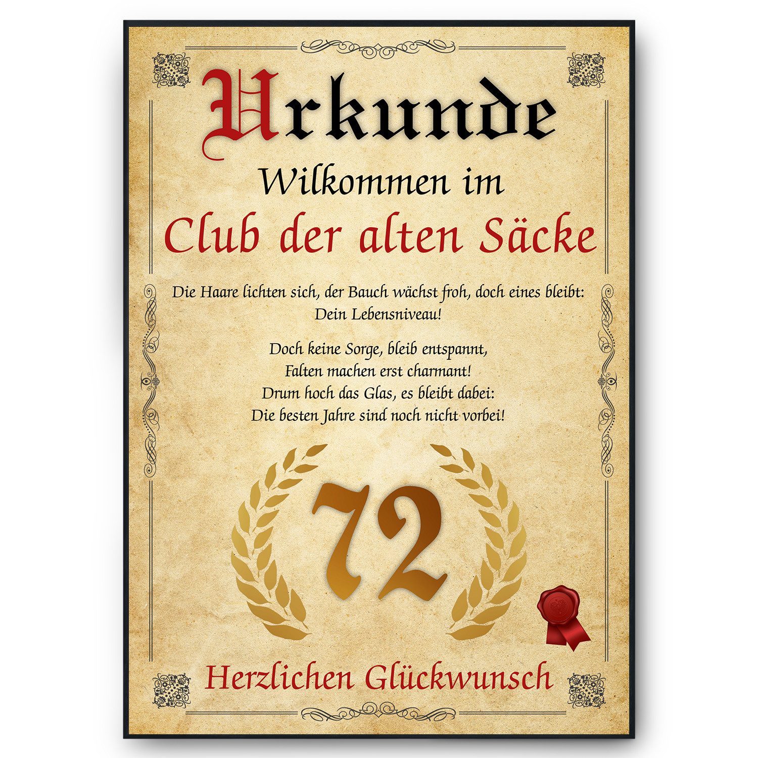 Tigerlino Poster Geburtstag Mann Geschenk Lustige günstig online kaufen