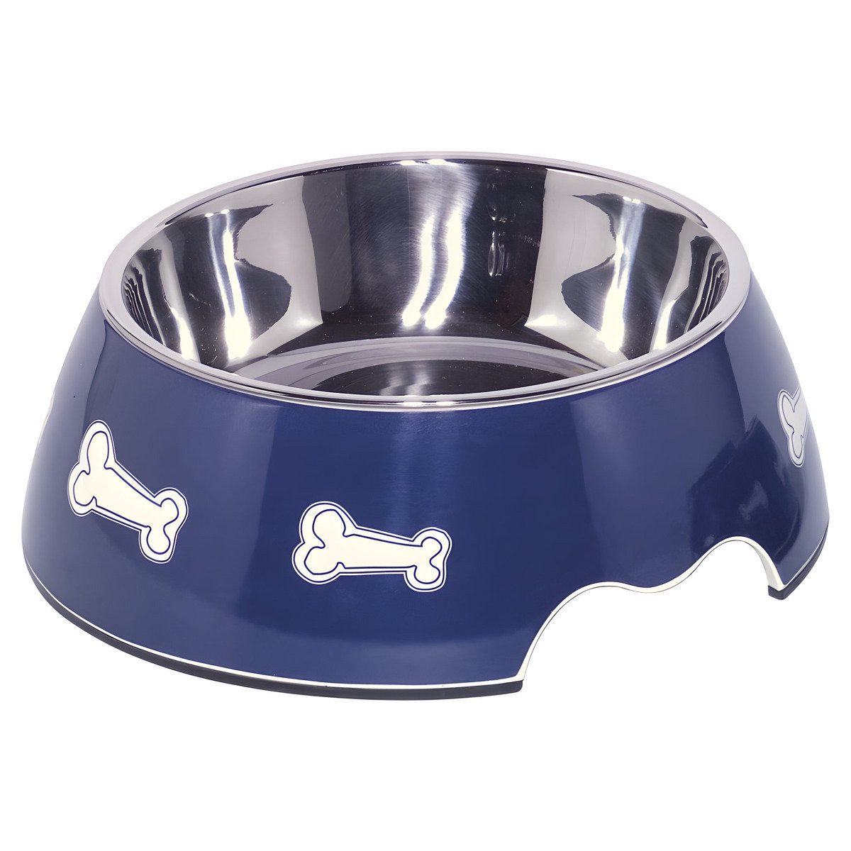 Futternapf Melamin Napf Bone blau