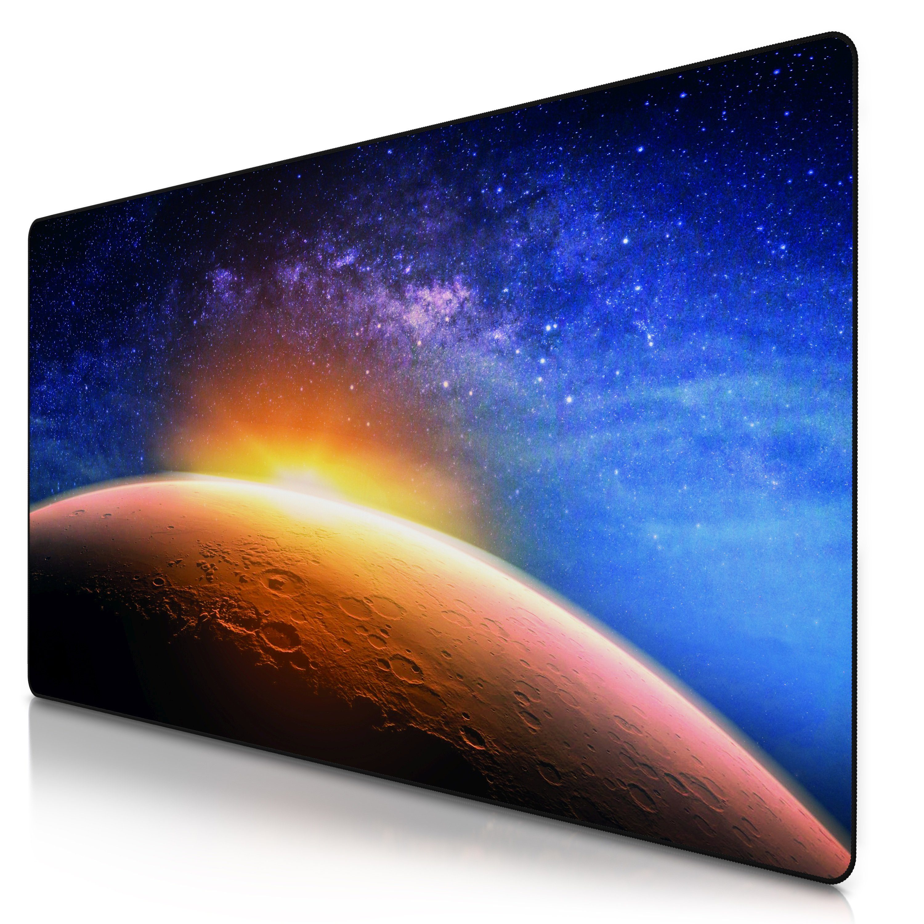 CSL Gaming Mauspad XXXL Speed Mousepad 1200 x 600 x 3 mm, große Tischunterlage, rutschfest, abwaschbar, Geschwindigkeit & Präzision, Mars