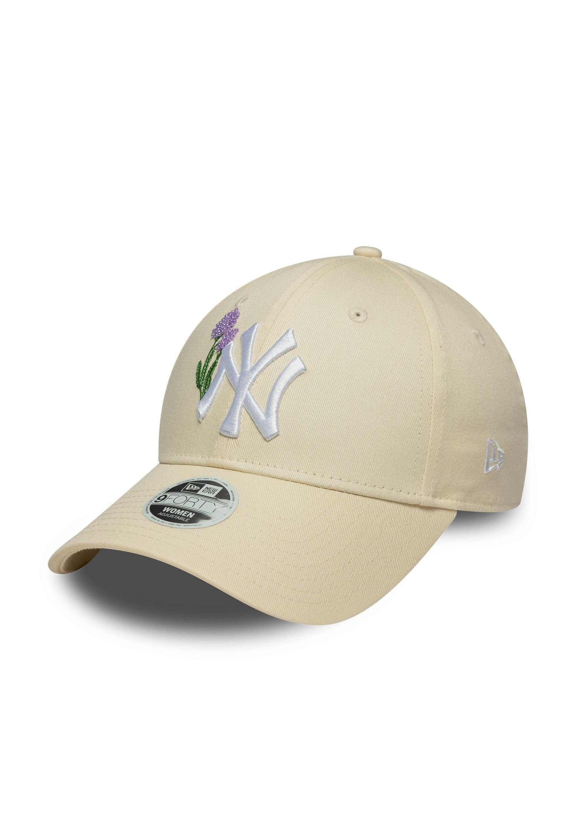 New Era Baseball Cap New York Yankees Blumen 9Forty Women Cap New Era Pastel Gelb (1-St)