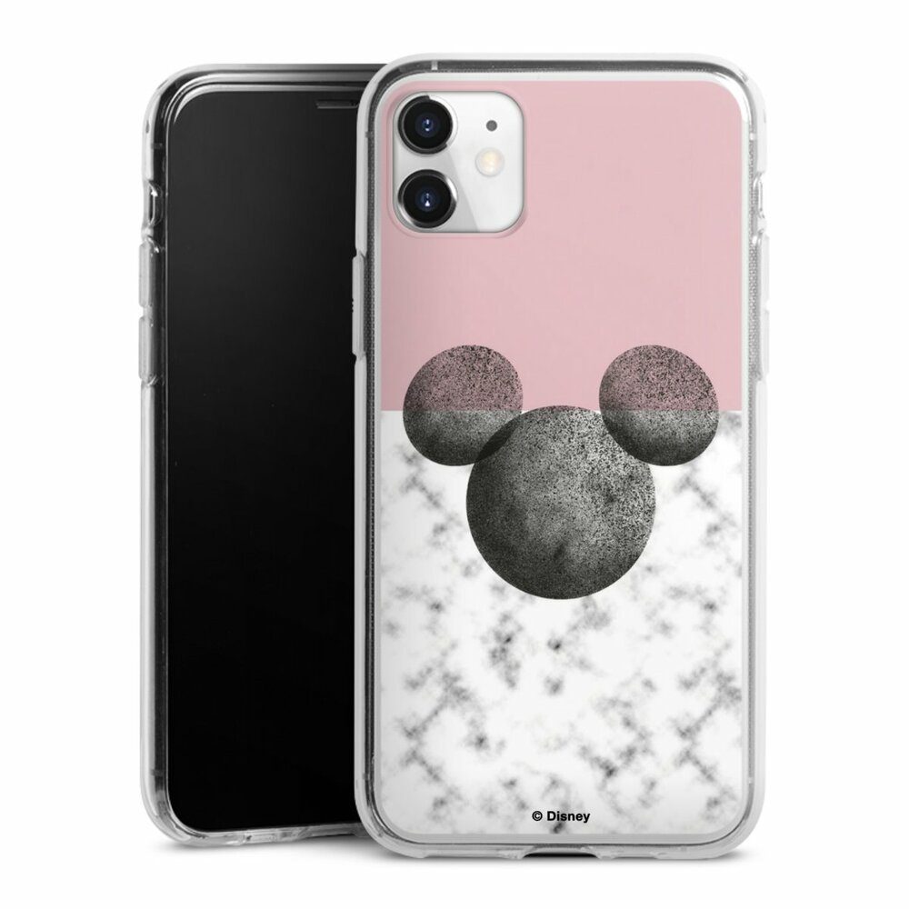 DeinDesign Handyhülle Disney Marmor Minnie Mouse Mickey Mouse Marmor, Apple iPhone 11 Silikon Hülle Bumper Case Handy Schutzhülle