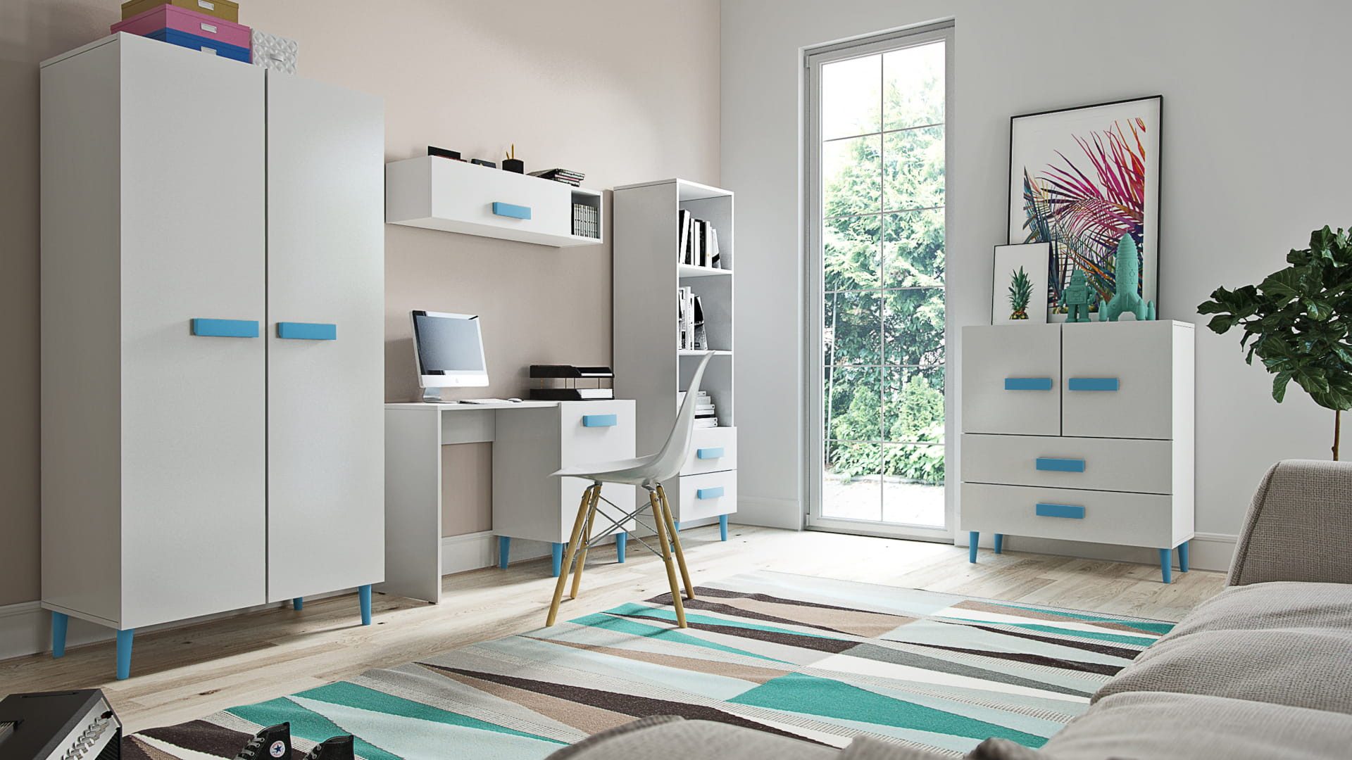 SM SEGA Jugendzimmer-Set LEMON 5-tlg Möbel günstig online kaufen
