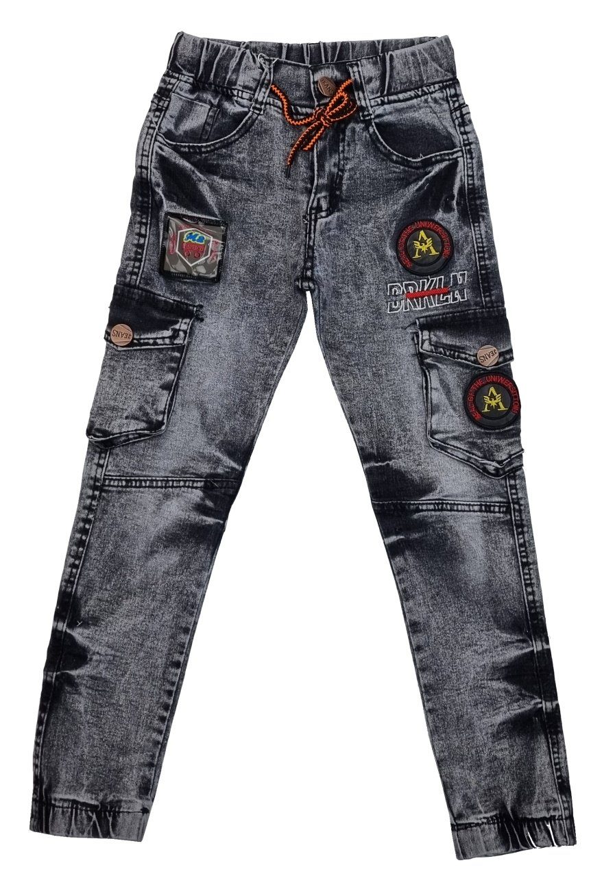 Stretchhose, Jeans Cargo Boy Hose j2181 5-Pocket-Jeans Fashion