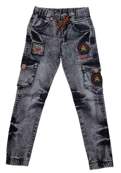 Fashion Boy 5-Pocket-Jeans Cargo Hose Jeans Stretchhose, j2181