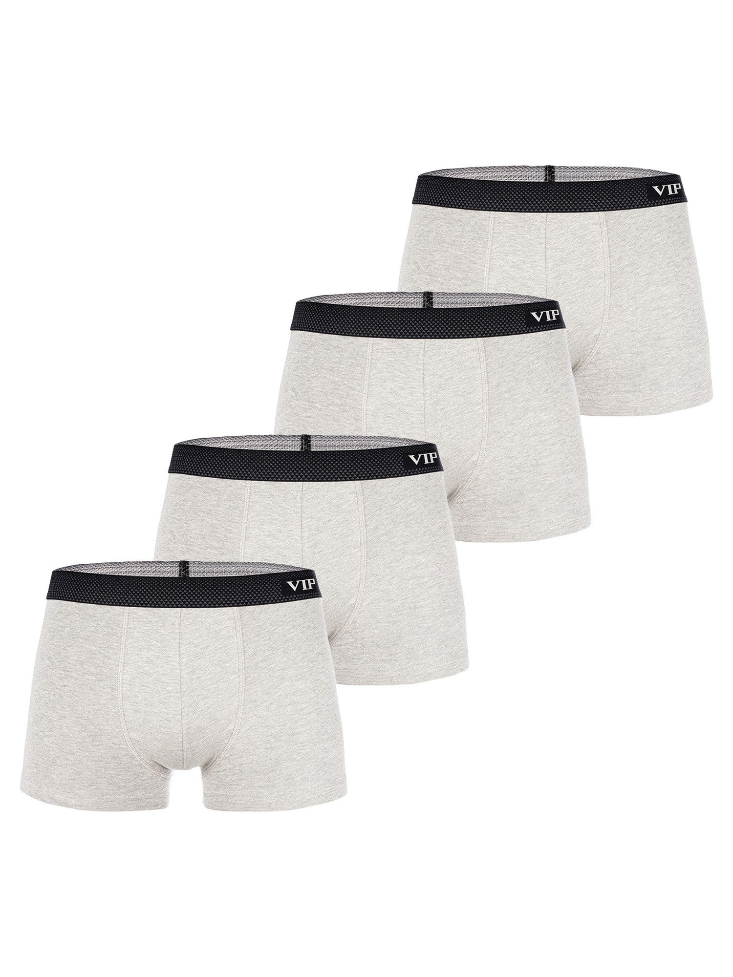 Retro Boxer Premium Jersey Stretch - 4er Set - Boxershorts - Multipack - Uni