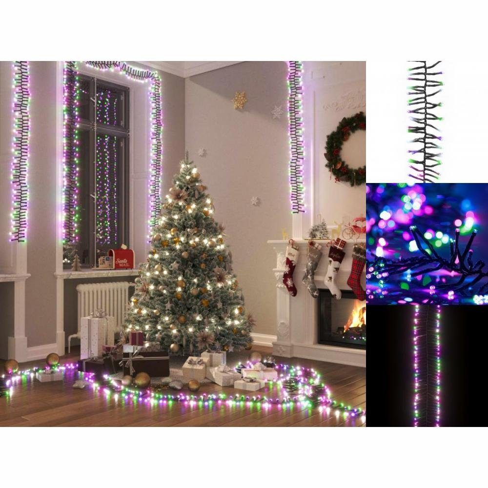 vidaXL Lichterkette Weihnachtsbaum Beleuchtung LED-Lichterkette mit 3000 LEDs Pastell Mehr
