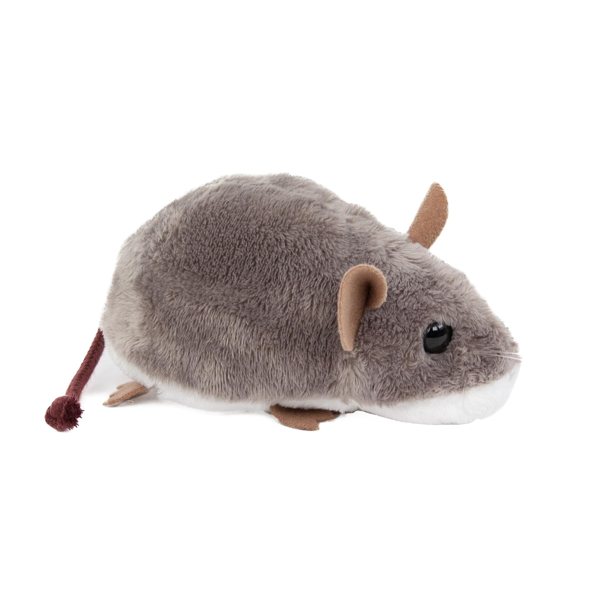 Teddys Rothenburg Kuscheltier Maus hellgrau 15 cm Plüschmaus (Stoffmaus Plüschmaus, Plüschtiere Mäuse Stofftiere)