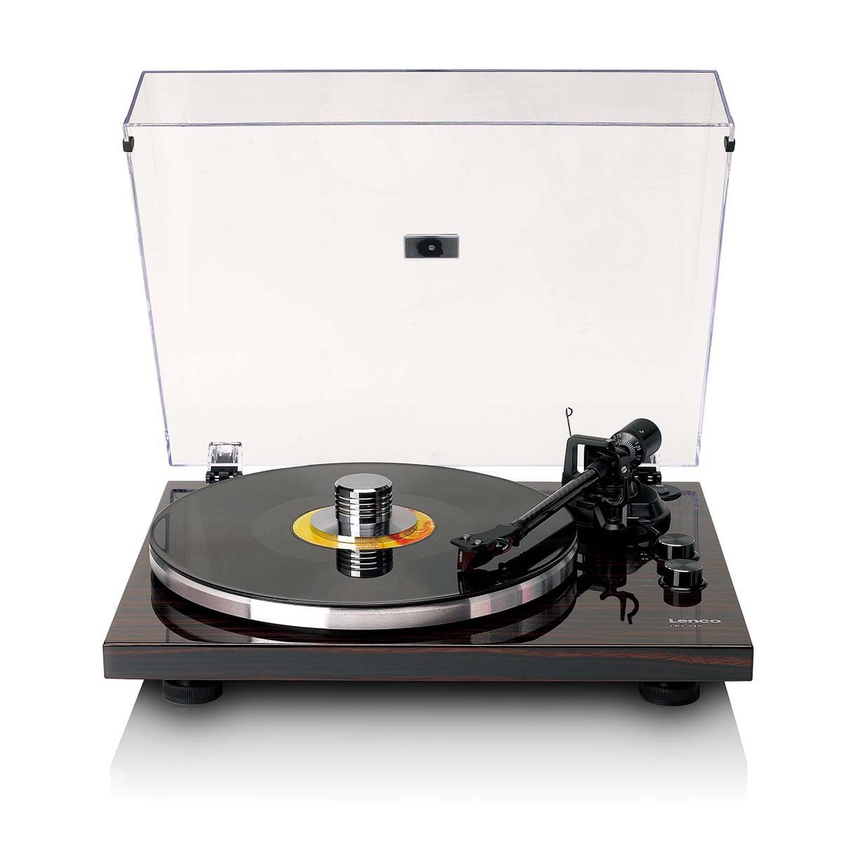 Lenco LBT-345WA Plattenspieler (Riemenantrieb, Bluetooth, Bluetooth-Streaming, USB-Aufnahme, Anti-Skating, Start-Stopp)